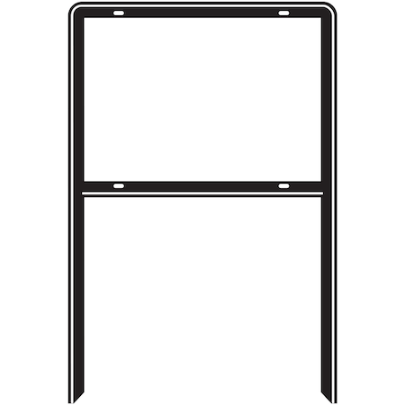 Hy-Ko Heavy Duty Sign Frame Sign Stake, 5PK A20340